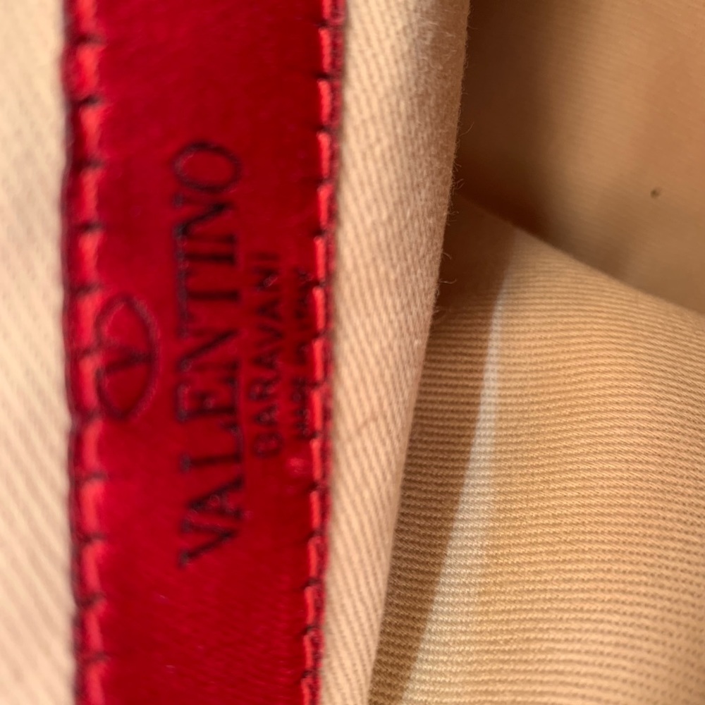 Valentino Garavani Red Patent Leather Tote